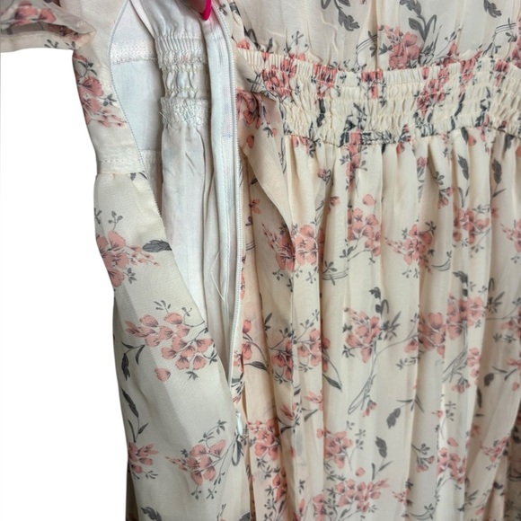 NWT Baltic Born Romantic Dainy Iris Midi Dress Size Small in Blush Floral - Picture 7 of 14
